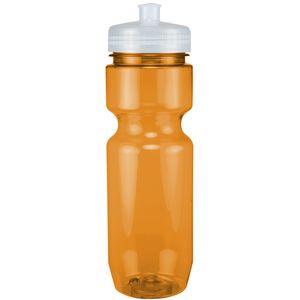 Orange/Translucent Clear Lid Blank