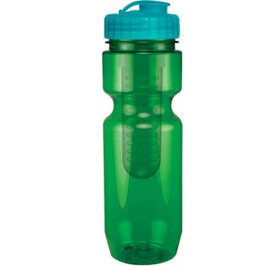 Green/Translucent Aqua Blue Lid Blank