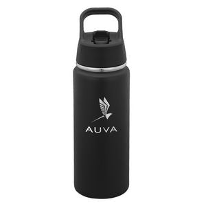 Black/Silver Logo Front View