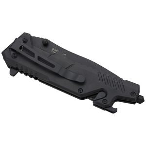 Black Blank Clip Side Closed View