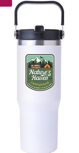 Full Colour Saratoga Swing Handle Tumbler 30 oz