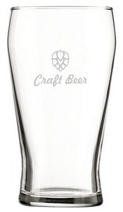 ~ Crown Viking pilsner 16oz clear glass - Bulk Packaging/Pallet