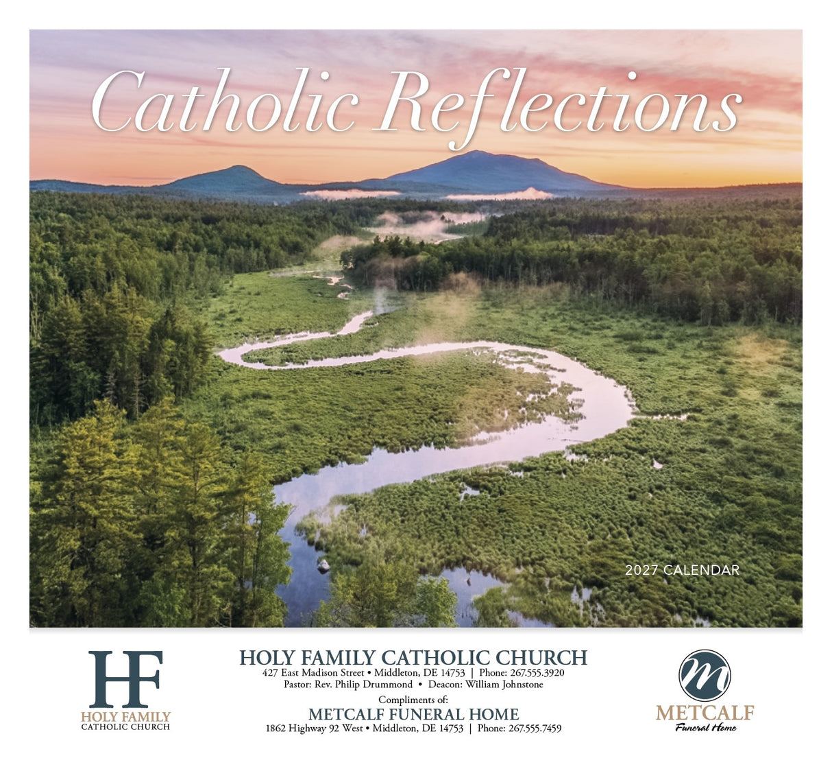 HotLine Products Catholic Reflections Appointment Calendar - Stapled cover image