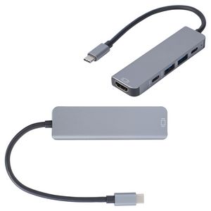 Zing USB-C 5-Port Hub with USB-A, USB-C & HDMI