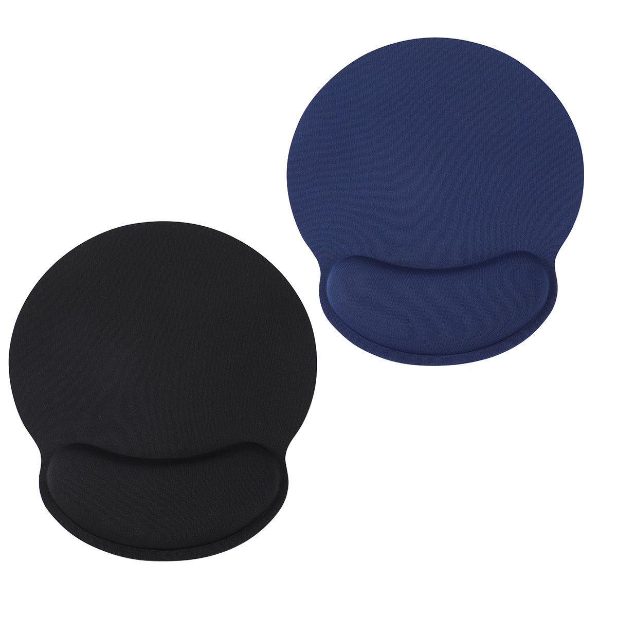 Crest Non-Slip Mouse Pad with Foam Wrist Rest
