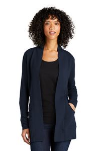 Port Authority® Ladies Microterry Cardigan Sweater