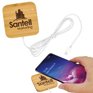 Bamboo Magnet-Hold 15W Wireless Charger