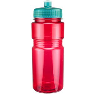 Red/Translucent Aqua Blue Lid Blank