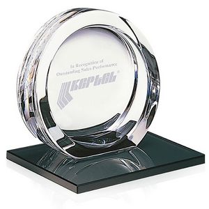 High Tech Award on Black Glass Base - Large
