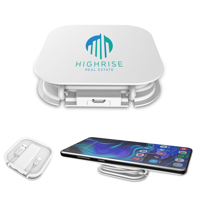 Wireless Charging Pad w/Cable Organizer