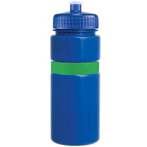 Blue/Green Band/Translucent Blue Lid Blank