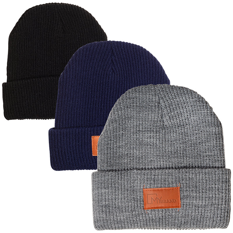 Leeman™ Cuffed Rib Knit Beanie