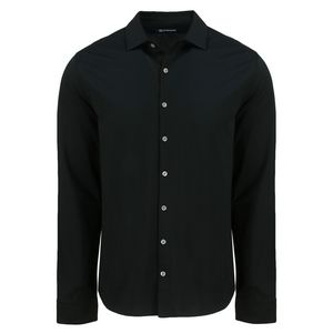 Cutter & Buck Advantage Tri-Blend Eco Soft Pique Long Sleeve Knitted Mens Button Up