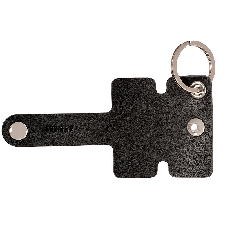 Leeman™ Genuine Leather Cord Organizer w/Snap