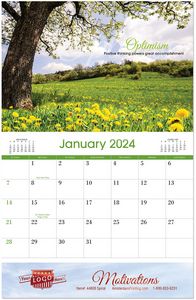 Motivations Stapled Wall Calendar