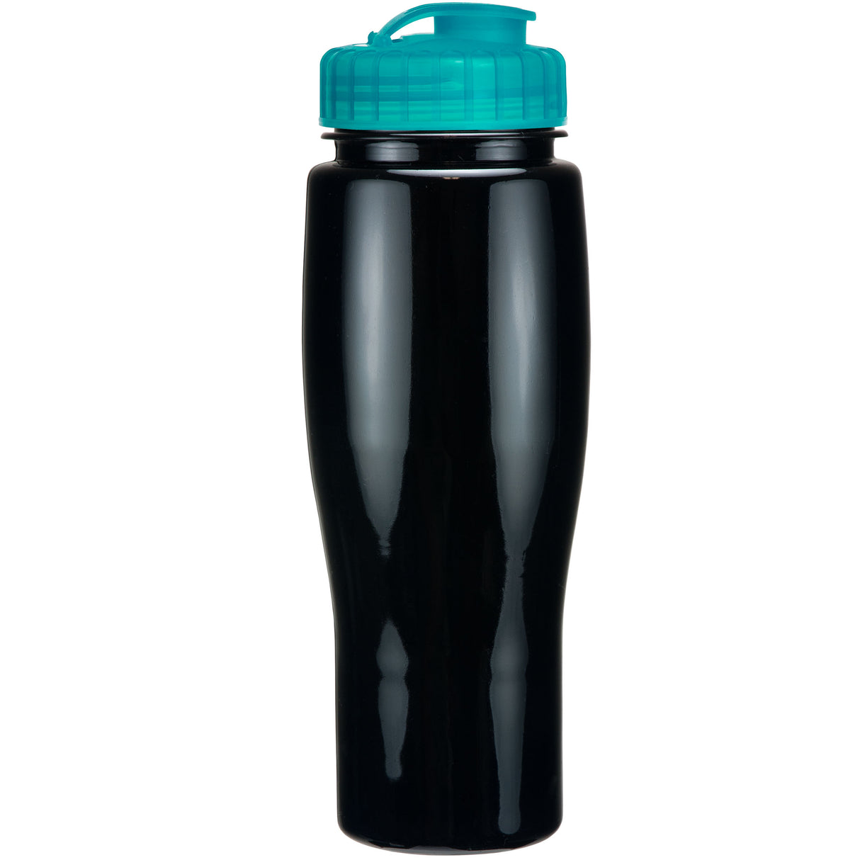 Black/Translucent Aqua Blue Lid