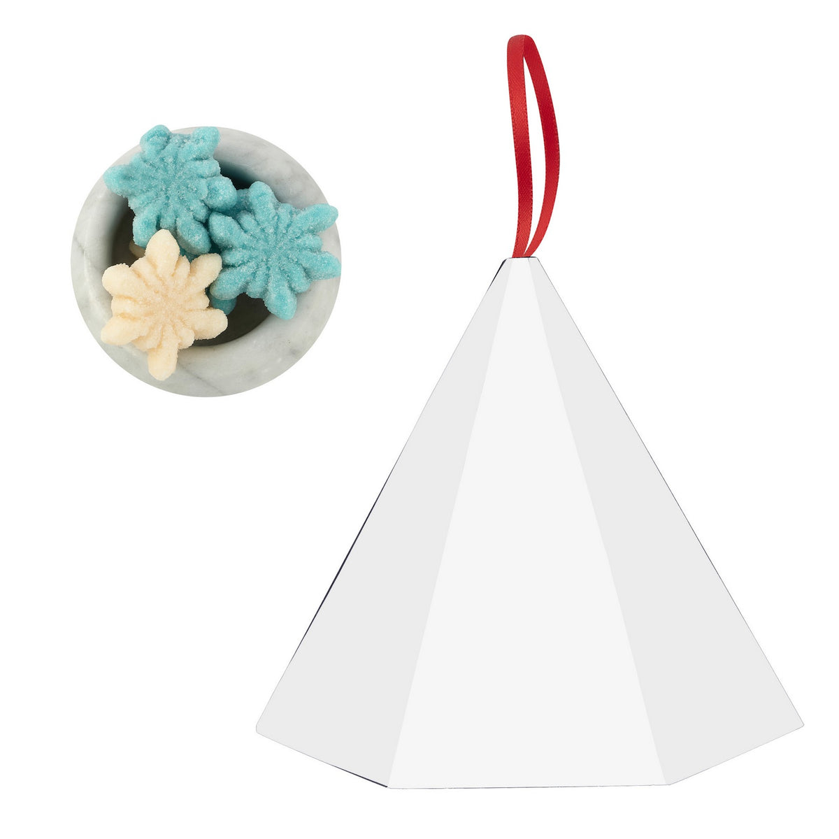 Holiday Ornament - Gummy Snowflakes