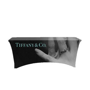 6' Stretch Open-Back Full Color Table Throw