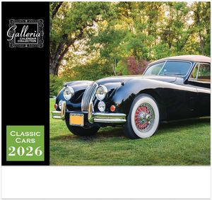 Galleria Wall Calendar 2026 Classic Cars