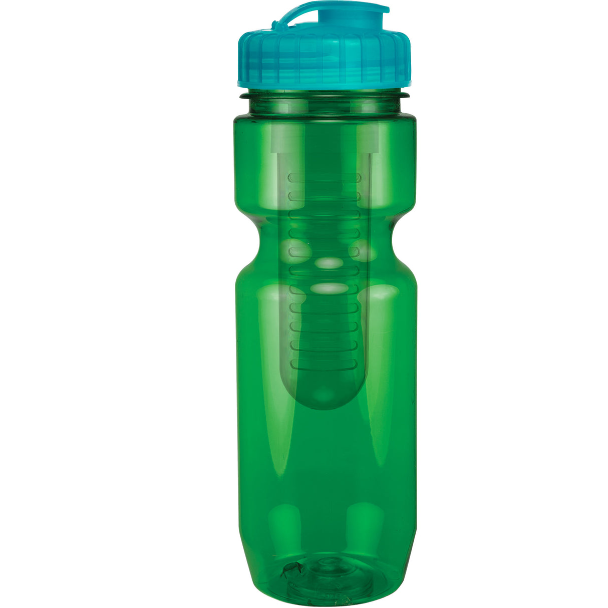 Green/Translucent Aqua Blue Lid
