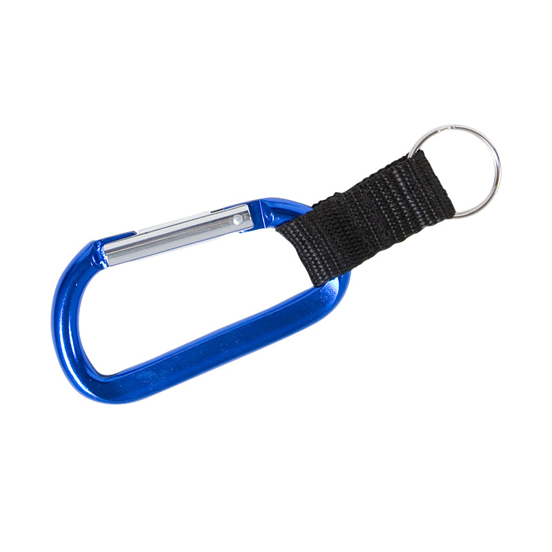 Carabiner w/Strap & Split Ring