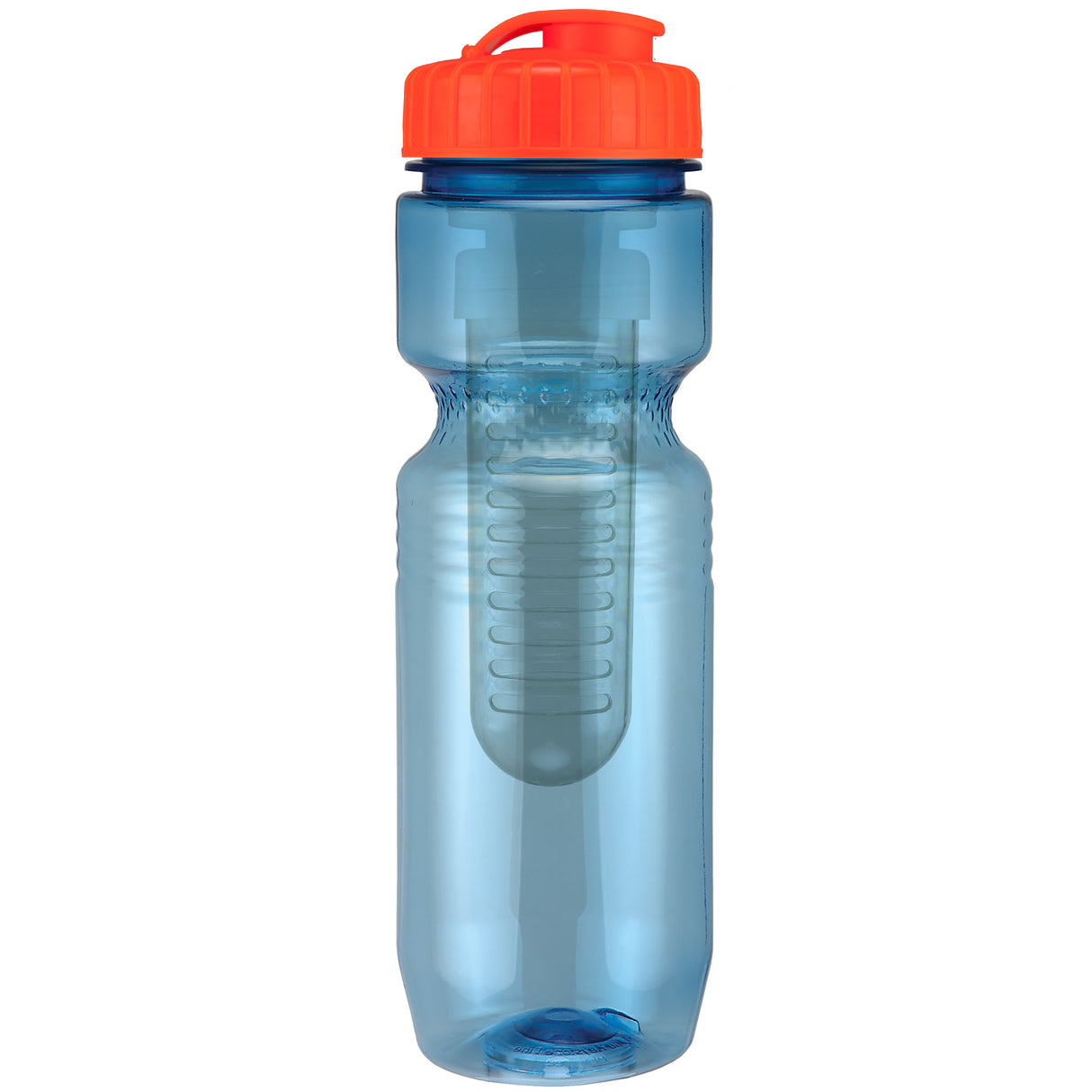 Blue/Translucent Orange Lid