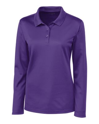 Clique Spin Eco Performance Pique Long Sleeve Womens Polo
