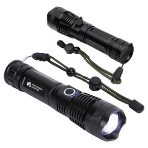 Best Buddy Tools ® Zoom Rechargeable Aluminum Telescopic-Focus LED Flashlight