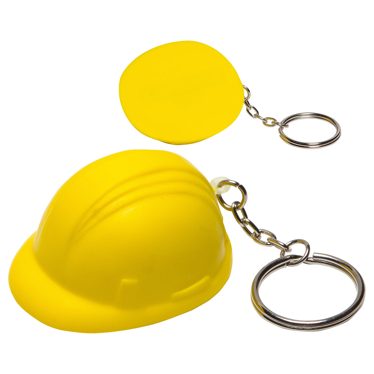 Hard Hat Stress Reliever Key Chain