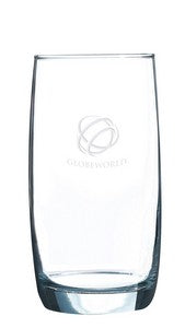 Nordic 17oz clear glass Cooler - Etched