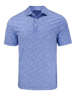 Cutter & Buck Pike Eco Flora Print Recycled Mens Big & Tall Polo