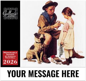 Galleria Wall Calendar 2026 Norman Rockwell