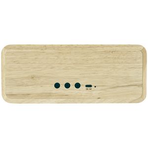 Wood Brown Blank Back View