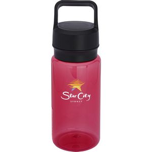 Transparent Red/Black Logo Front View