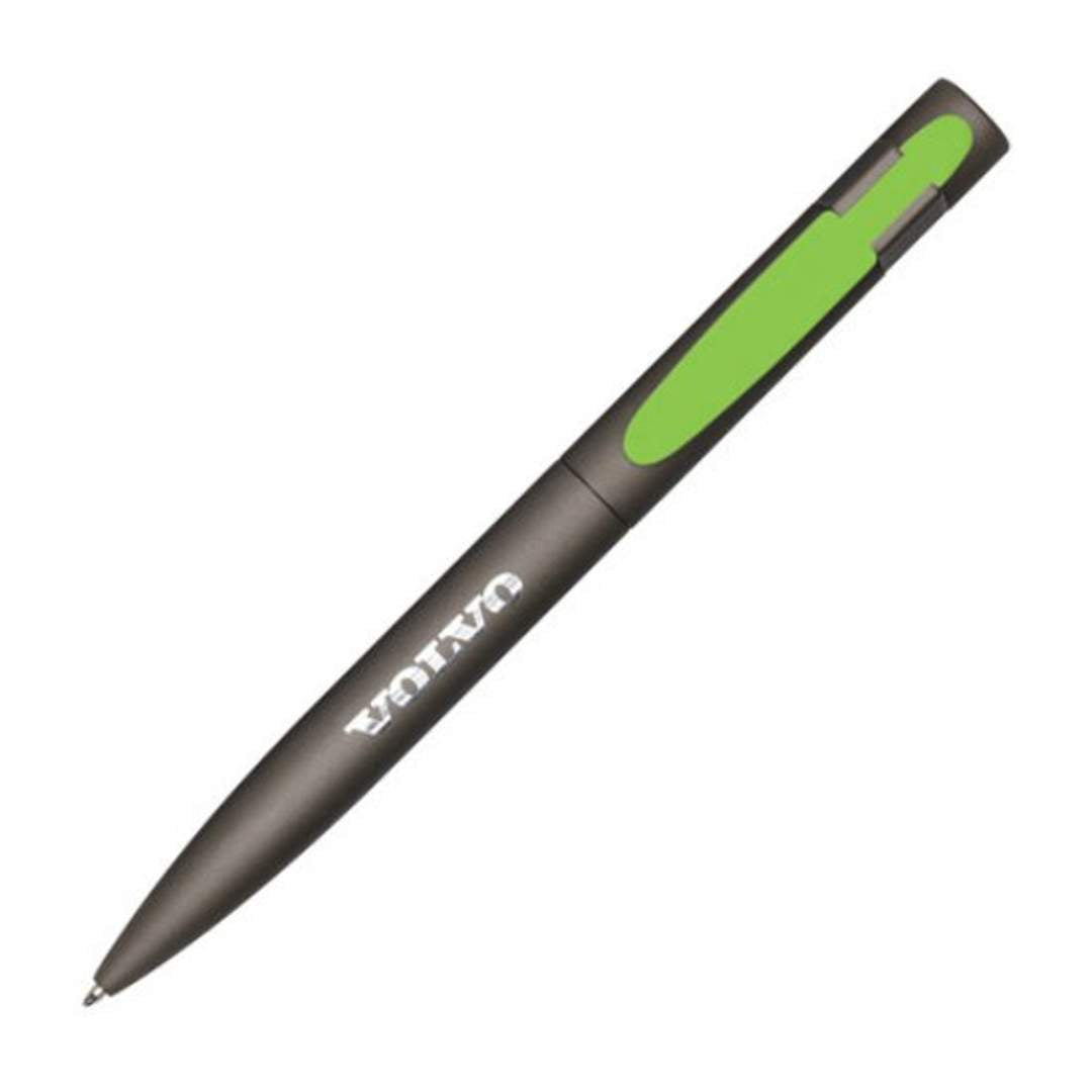 Gun Metal/Green PMS LIME 376C