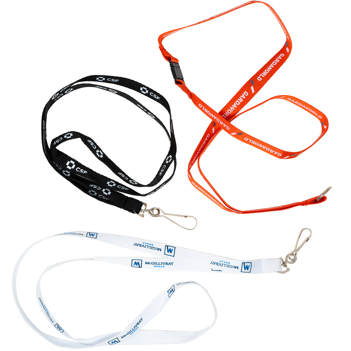 Silkscreened Flat Polyester Lanyard - 1/2" W x 36" L