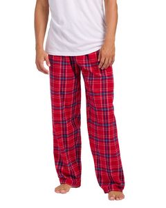 Red/ Navy Plaid Blank