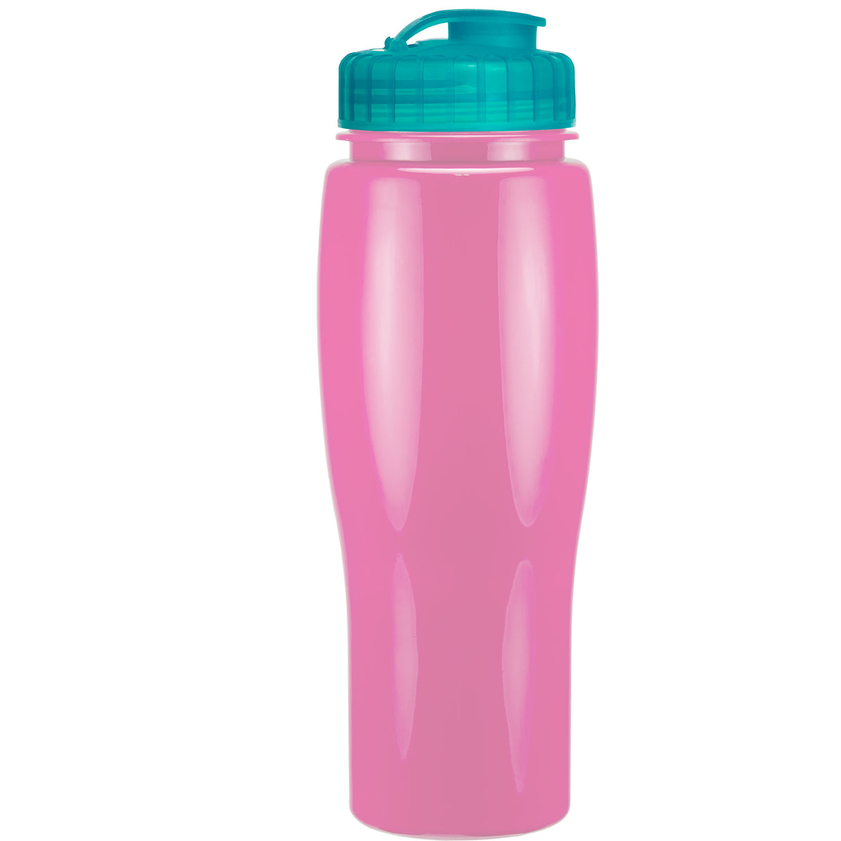 Pink/Translucent Aqua Blue Lid