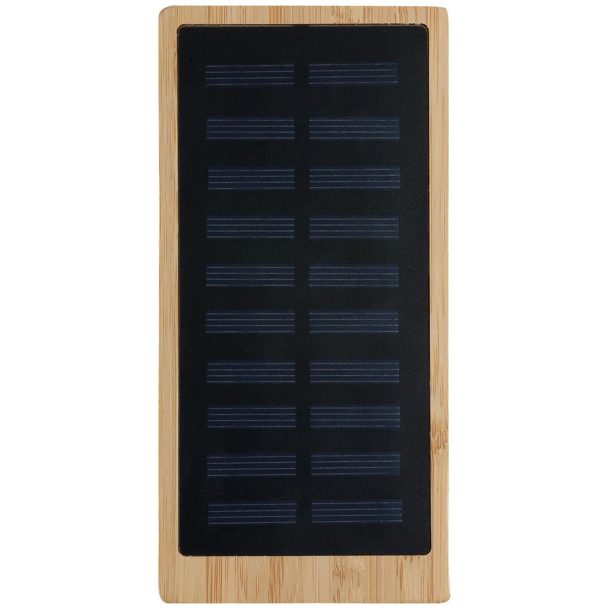 Bamboo 10,000mAh Solar/Wireless Powerbank
