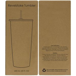Revelstoke 600 Ml. (20 Fl. Oz.) Tumbler With Straw