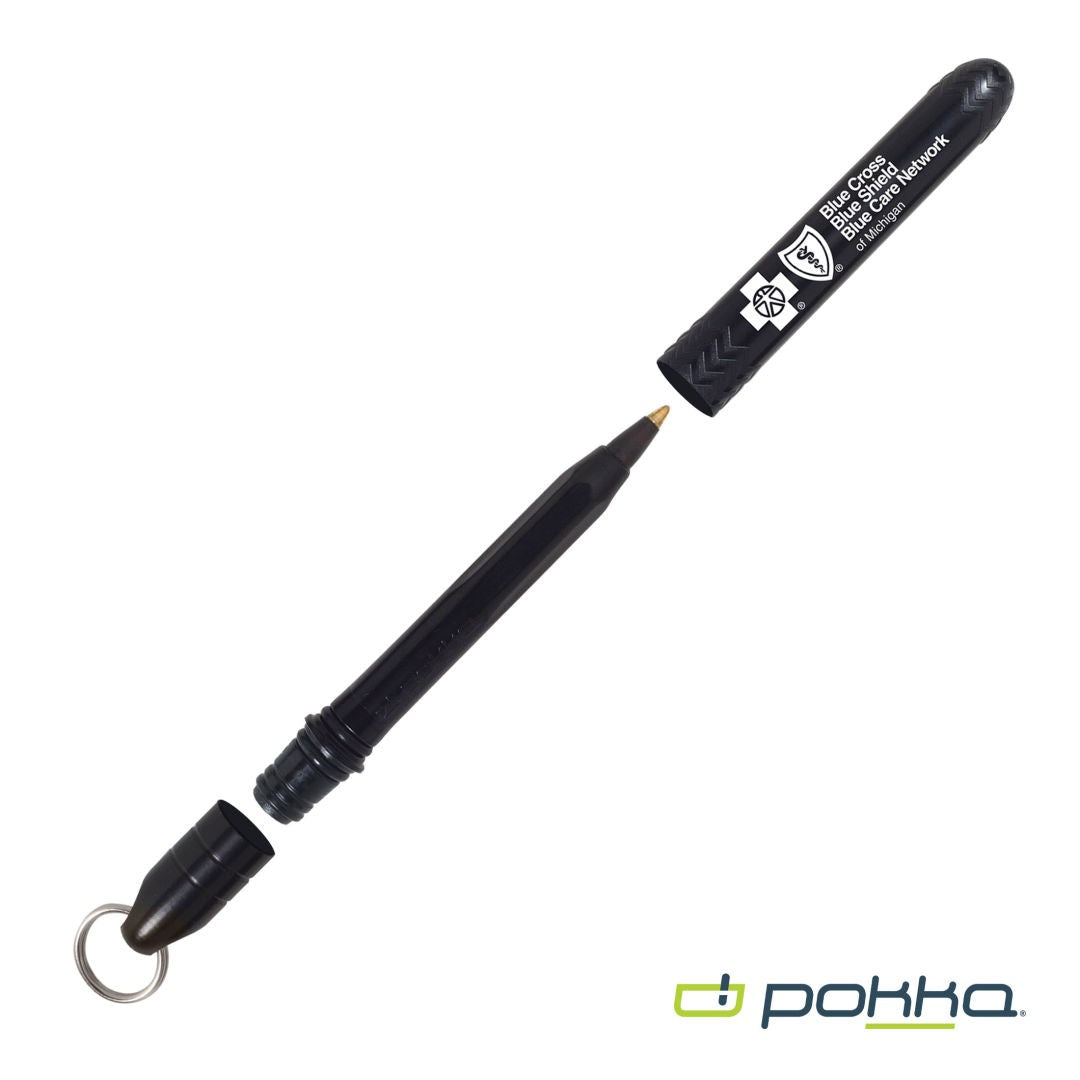 Pokka? Pocket Pen w/Dock & Chrome Keyring in Tin Box