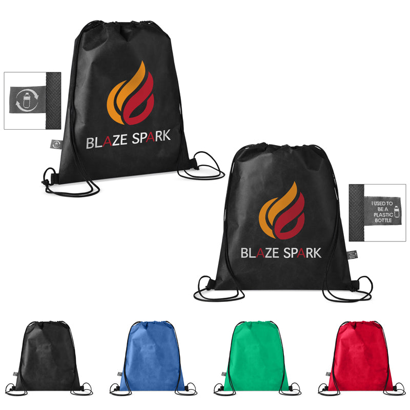 Conserve RPET Non-Woven Drawstring Backpack