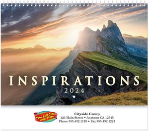 Full Colour INSPIRATIONS Wall Calendar (Spiral)