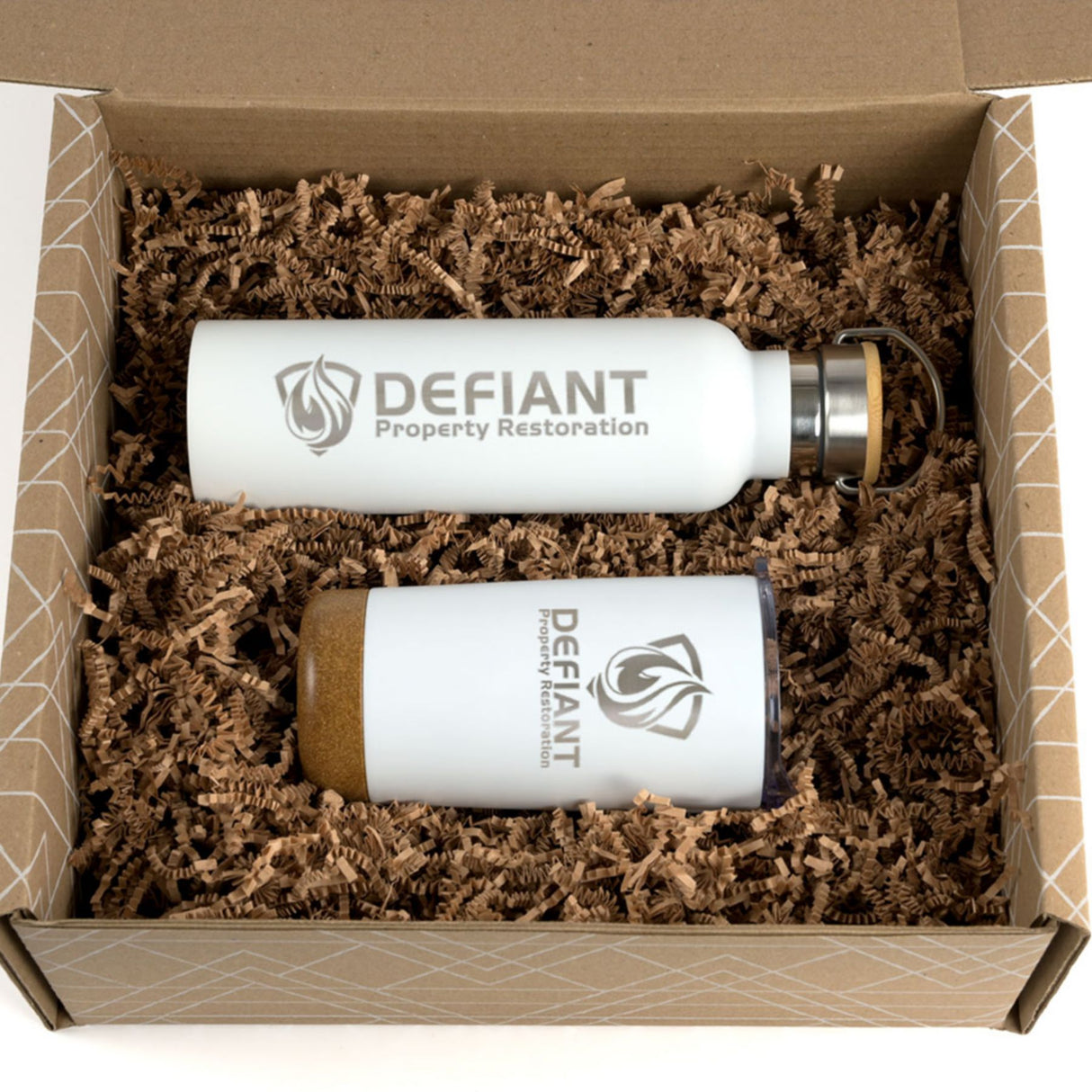 Cork And Bamboo Drinkware Set