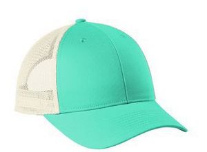 Bright Seafoam Green/Ecru Beige Blank