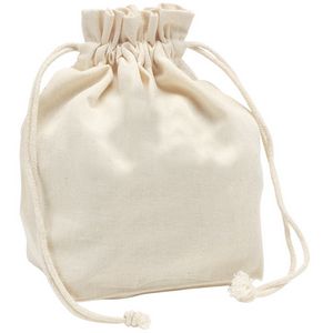 Drawstring Cotton Lunch Bag