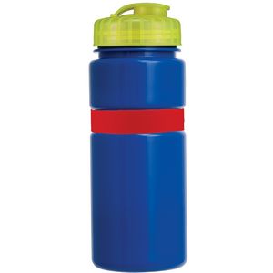 Blue/Red Band/Translucent Yellow Lid Blank