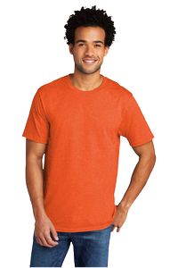 Deep Orange Heather Blank