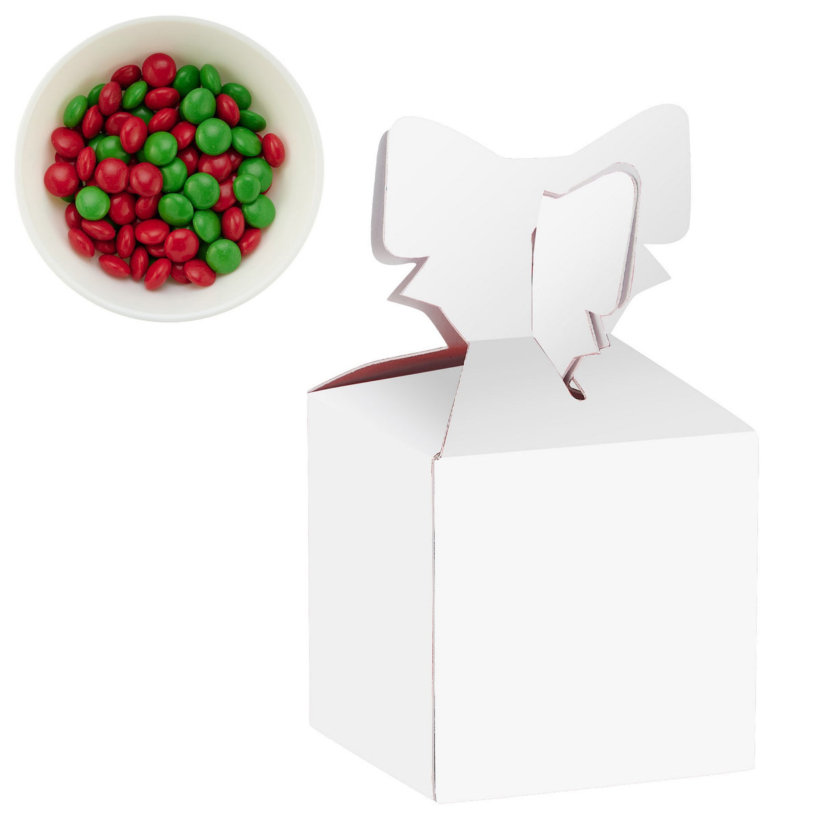 Jolly Top Bow - Holiday Chocolate Buttons