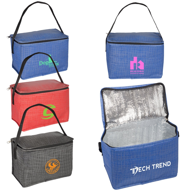6-Pack Tonal Non-Woven Cooler Bag